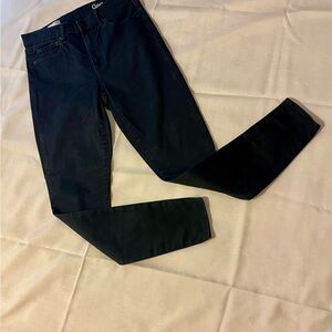 Gap Women's Dark Black Skinny Jeans
